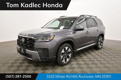 Modern Steel Metallic 2026 Honda Pilot Elite