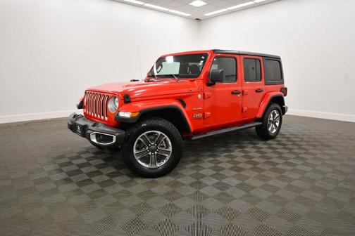 Red Clearcoat 2022 Jeep Wrangler Unlimited Sahara