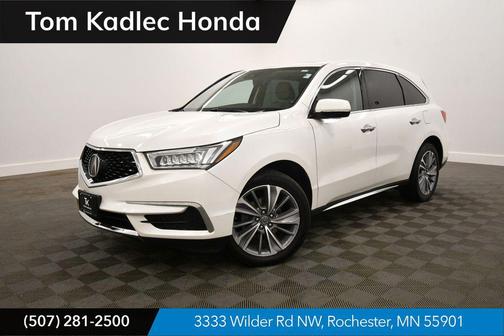 White 2018 Acura MDX 3.5L w/Technology & Entertainment Pkgs