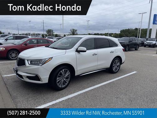 White 2018 Acura MDX 3.5L w/Technology & Entertainment Pkgs
