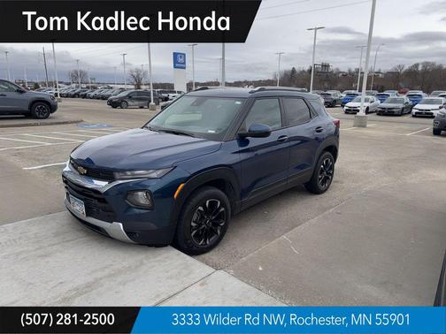 Pacific Blue Metallic 2021 Chevrolet Trailblazer LT