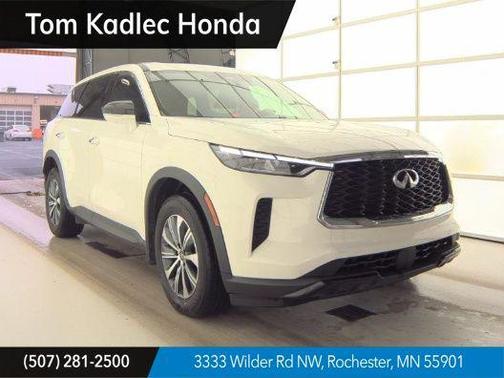 Glacier White 2023 INFINITI QX60 Pure