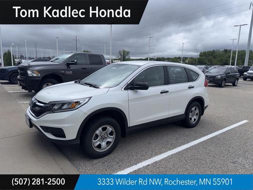 White 2015 Honda CR-V LX