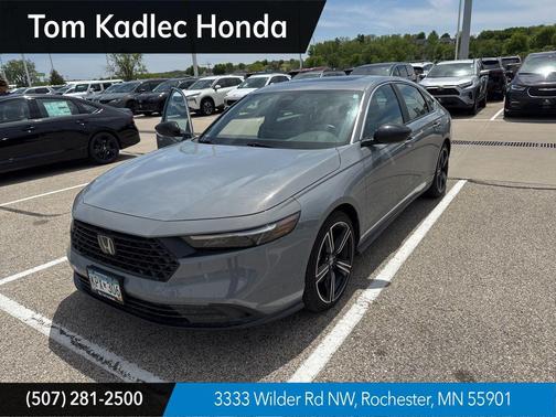 Gray 2023 Honda Accord Hybrid Sport