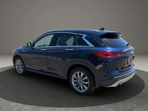 Hermosa Blue 2022 INFINITI QX50 LUXE AWD