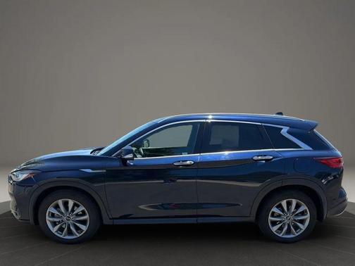 Hermosa Blue 2022 INFINITI QX50 LUXE AWD
