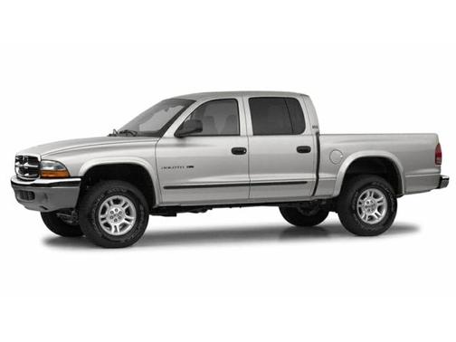 Black 2002 Dodge Dakota SLT Quad Cab