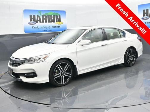 White 2016 Honda Accord Touring