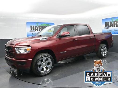 Red 2022 RAM 1500 Big Horn