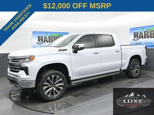 Polar White 2026 Chevrolet Silverado 1500 LTZ