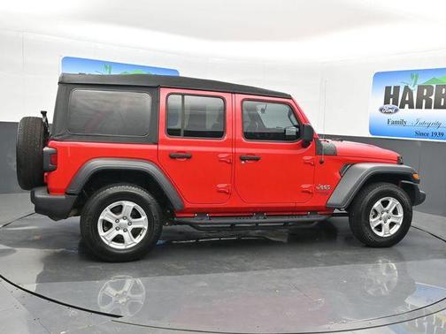 Red Clearcoat 2018 Jeep Wrangler Unlimited Sport