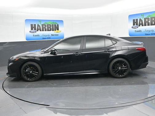 Midnight Black Metallic 2025 Toyota Camry SE