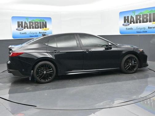 Midnight Black Metallic 2025 Toyota Camry SE