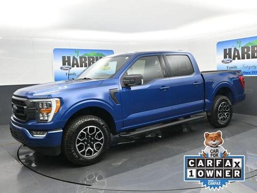 Blue Metallic 2022 Ford F-150 XLT