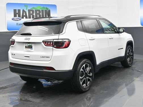 Bright White Clearcoat 2022 Jeep Compass Limited