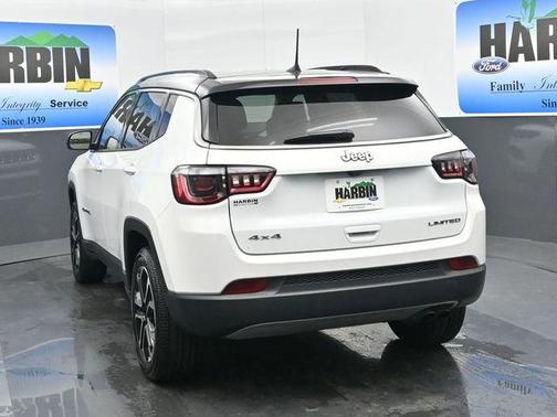 Bright White Clearcoat 2022 Jeep Compass Limited