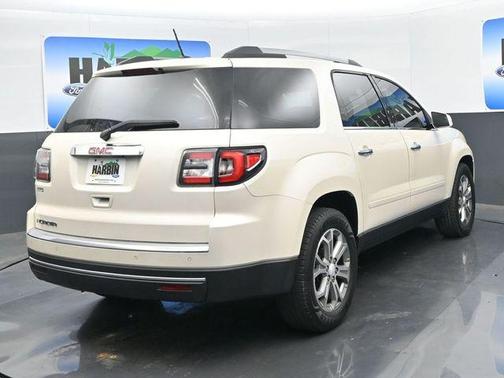 White Diamond Clearcoat 2014 GMC Acadia SLT-1