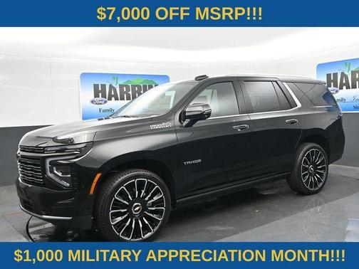 Black 2026 Chevrolet Tahoe High Country