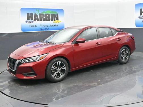 Scarlet Ember 2023 Nissan Sentra SV