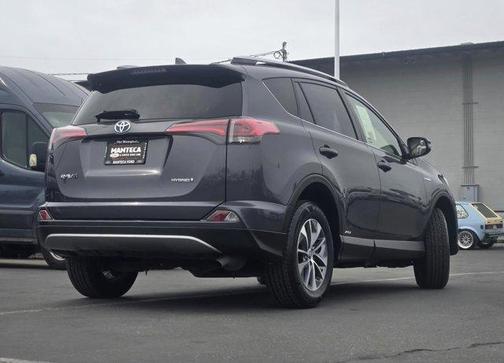 Gray 2018 Toyota RAV4 Hybrid LE Plus