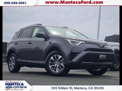 Gray 2018 Toyota RAV4 Hybrid LE Plus