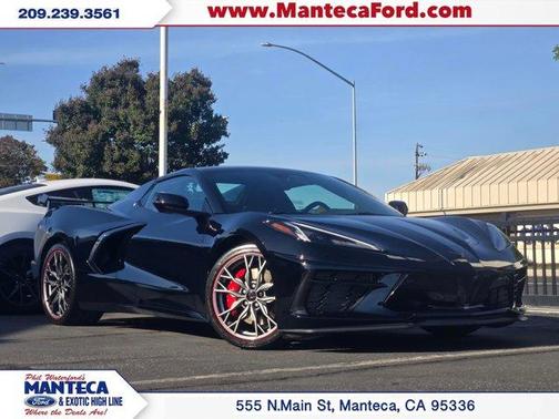 Black 2024 Chevrolet Corvette Stingray w/3LT