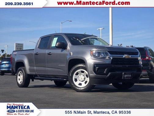 Satin Steel Metallic 2021 Chevrolet Colorado WT