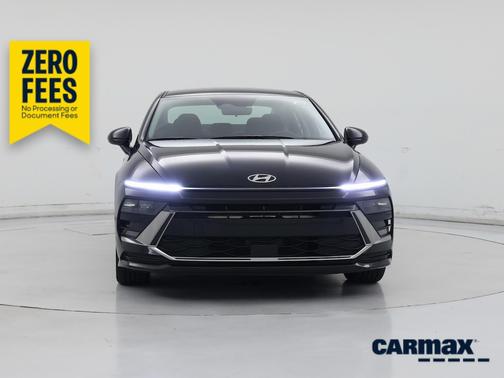 Black 2025 Hyundai SONATA SEL