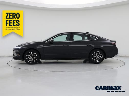 Black 2025 Hyundai SONATA SEL