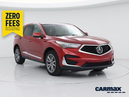 Red 2021 Acura RDX SH-AWD Technology