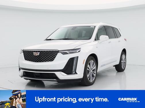 White 2025 Cadillac XT6 Premium Luxury