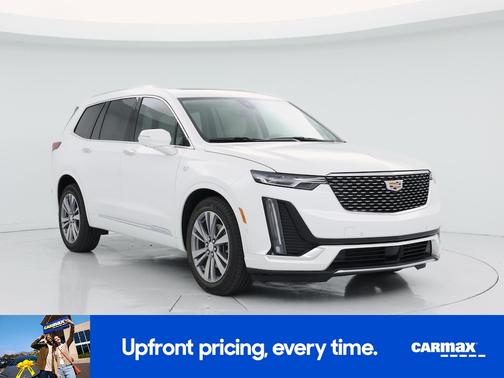 White 2025 Cadillac XT6 Premium Luxury