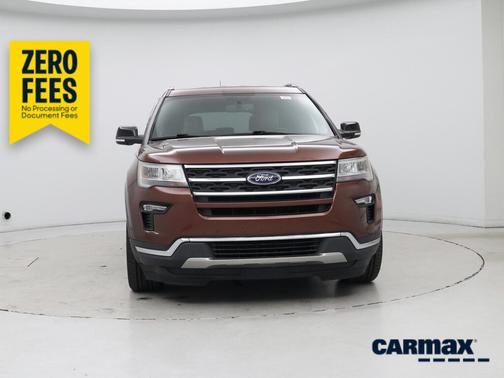 Maroon 2018 Ford Explorer XLT