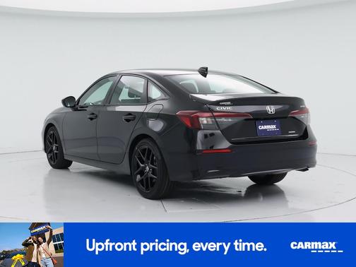 Black 2025 Honda Civic Hybrid Sport