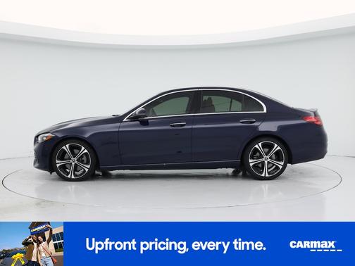 Blue 2023 Mercedes-Benz C-Class