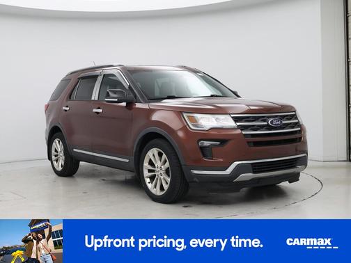 Maroon 2018 Ford Explorer XLT