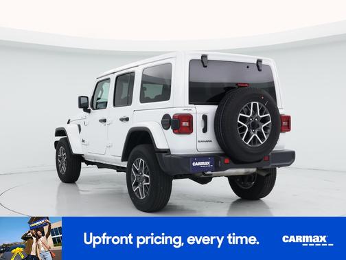 White 2025 Jeep Wrangler Sahara