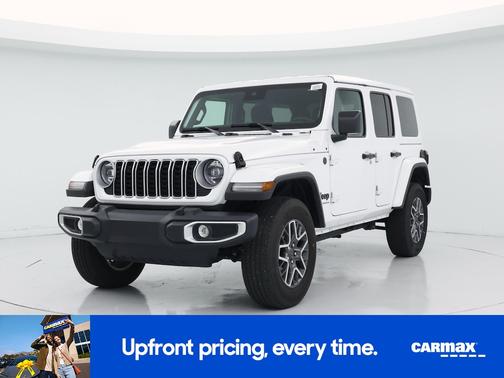White 2025 Jeep Wrangler Sahara