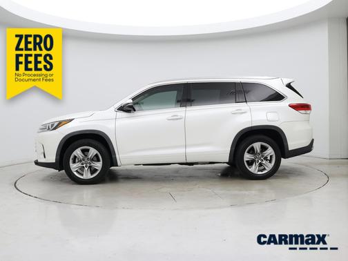 White 2019 Toyota Highlander Limited