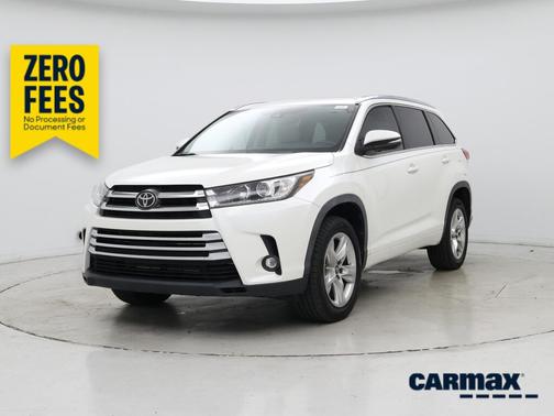 White 2019 Toyota Highlander Limited