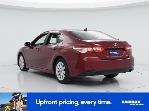 Red 2019 Toyota Camry LE