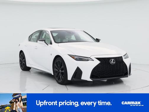 White 2022 Lexus IS 350 F-Sport