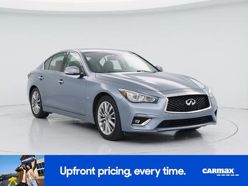 Silver 2018 INFINITI Q50 Luxe