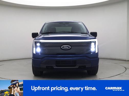 Blue 2022 Ford F-150 Lightning XLT