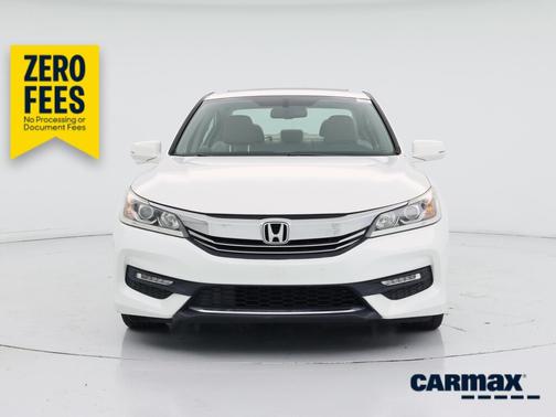 White 2017 Honda Accord EX-L
