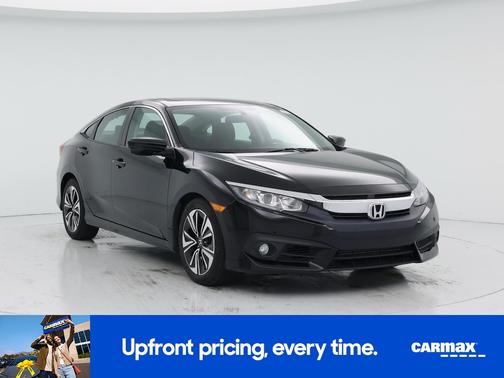 Black 2016 Honda Civic EX-T