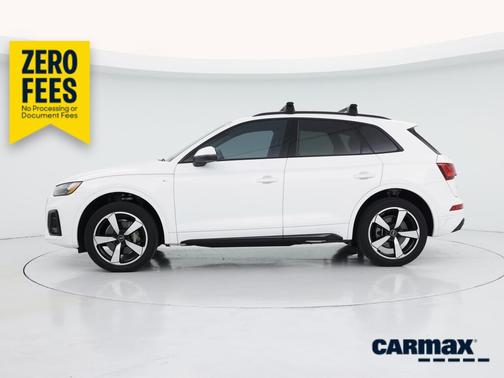 White 2022 Audi Q5 S-Line Premium Plus
