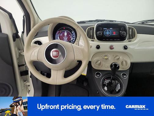 White 2017 FIAT 500C Pop