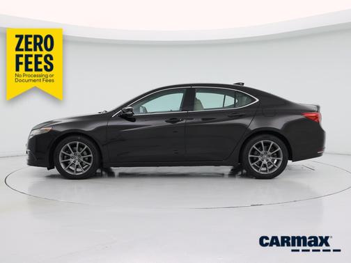 Burgundy 2015 Acura TLX