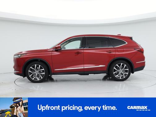 Red 2024 Acura MDX Technology